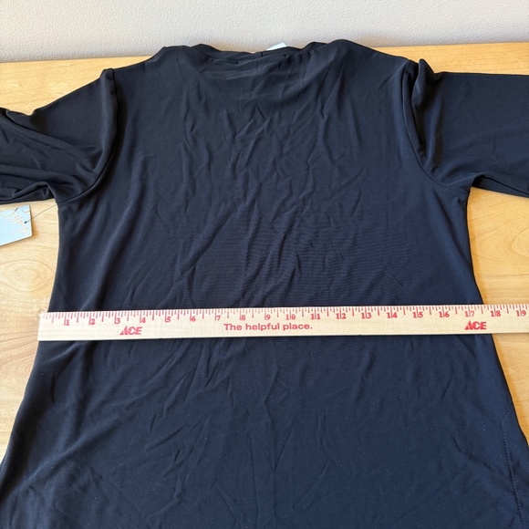 SYMPLI CREW LANTERN TOP STRETCH JERSEY 3/4 SLEEVES CASUAL WORK MINIMALIST NWT 6 - Picture 9 of 12